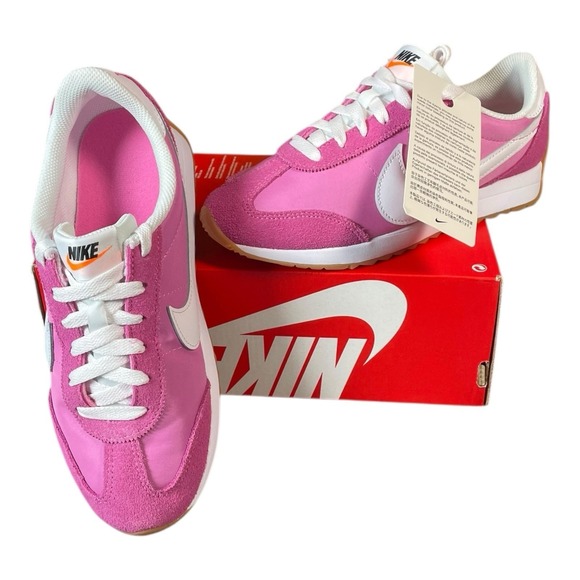 Nike Shoes - Nike Women's Pink White Cortez-Style Athletic Shoes